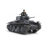 TAMIYA - Modellino carro Armato Seconda Guerra Mondiale, Versione E/F 38t, Scala 1:48
