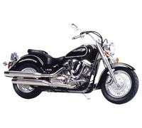 Tamiya Modellino Yamaha XV1600 Road Star, Scala 1:12, Colore Bianco/Nero