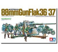Tamiya Models German 88mm Gun Flak 36.37 Model Kit