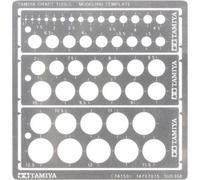 TAMIYA 74150-Stencil, polietilene (3) 1-12,5 mm, modellismo, bricolage, Accessori di Alta qualità, 300074150, 74150-000