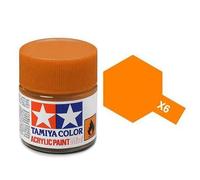 Tamiya - Peinture Tamiya X-6 orange brillant 81506