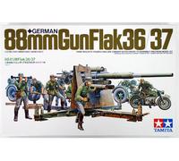 Tamiya - Pistola tedesca 88 mm FlaK 36/37, 1/35, 35017