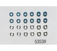 TAMIYA Set Di Boccole In Alluminio 5,5/3Mm Blu/Argento / 300053539