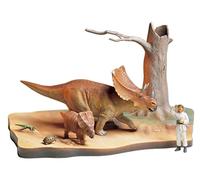 Tamiya Set Diorama Chasmosaurus 1:35, modello dettagliato, assemblaggio