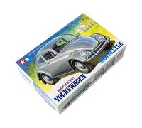 TAMIYA TAM24136 300024136 Volkswagen Käfer 1300 1966 Automodell Bausatz 1:24 modellismo, argento, Mittel