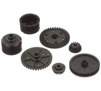 TAMIYA TAM51004 300051004 - TT-01/E/R G-Parts Gear Set, Black