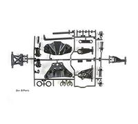 TAMIYA TAMIYA-51528 51528 Parte di Ricambio TT-02 Braccio di Sospensione B-Parts, zzzz-s, 51528-000