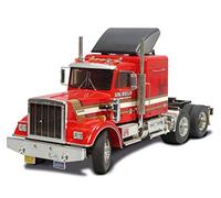 TAMIYA TAMIYA-56301 1:14 RC King Hauler Kit Costruire, radiocomandato, Camion, Costruzioni, modellismo, Fai da Te, Hobby Colore: Rosso, 56301