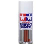 TAMIYA TAMIYA-87044 87044 Primer per modellismo, bomboletta Spray, Bianco, Contenuto 180 ml, Colore (Confezione da 1), 87044-000