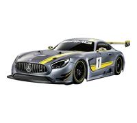 TAMIYA, 58639, modellino Mercedes-Benz 1:10 AMG GT3 (TT-02), auto elettrica radiocomandata da assemblare (RC), veicolo sportivo On Road, carrozzeria in policarbonato, non verniciato, 58639