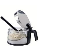 TAMLED Barattolo per spezie con coperchio e cucchiaio, parmigiano, zucchero, confetture, altezza 7,5 cm