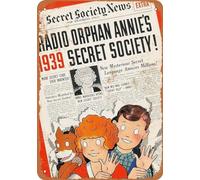 TammieLove 1939 Orphan Annie'S Secret Society Metal Sign Great Aluminum Tin Sign 20,3 x 30,5 cm, TinSignEUa66784