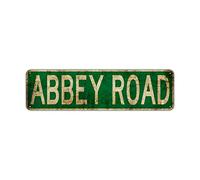 TammieLove Abbey Road Decor Wall Man Cave Bar Street Rustico Vintage Retro Targa Stradale Targa Stradale 4x16