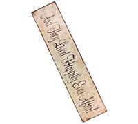 TammieLove and They Lived Happily Ever After - Targa da parete in metallo retrò per bar pub, 40 x 10 cm, TinSign4X16a16697