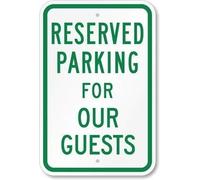 TammieLove, Cartello Stradale Reserved Parking for Guests 20,3 x 30,5 cm