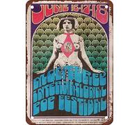 TammieLove Targa in metallo 30,5 x 40,6 cm 1967 Monterey Pop Festival, targa in metallo, TinSign12X16A12345