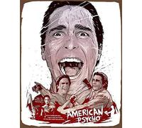 TammieLove Targa pubblicitaria in metallo con scritta "The American Psycho", stile vintage, cartello in metallo decorativo, 30,5 x 40,6 cm, SPA7