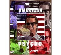 TammieLove Targa pubblicitaria in metallo in stile vintage con scritta "The American Psycho", cartello in metallo decorativo, 30,5 x 40,6 cm, SPA17, TinSign12X16A5242
