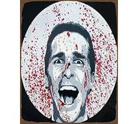 TammieLove Targa pubblicitaria in metallo in stile vintage con scritta "The American Psycho", cartello in metallo decorativo, 30,5 x 40,6 cm, SPA15, TinSign12X16A5219