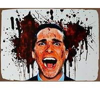TammieLove The American Psycho Targa da parete in metallo in stile vintage con pubblicità cartello in metallo decorazione in metallo Poster 30,5 x 40,6 cm SPA8, TinSign12X16A5136