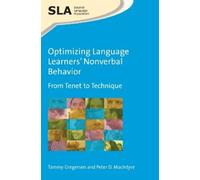 Tammy Gregersen Peter D Optimizing Language Learners’ Nonverb (Copertina rigida)