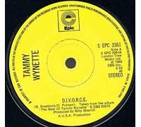 TAMMY WYNETTE - TAMMY WYNETTE - divorce/ singing my song EPIC 2285 (45 single vinyl record)