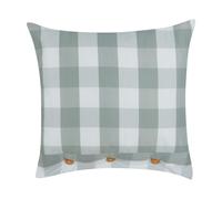 TAMNINE Cuscino decorativo Trama a scacchi Verde menta 45 x 45 cm