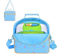 Tamnqin - Borsa portatile compatibile con sistema di apprendimento interattivo 3D Leapfrog LeapStart e custodia per 5-6 libri (solo custodia), blu