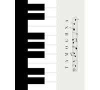TAMOGHNA Blank Sheet Music Notebook | 100-Page Manuscript Staff Paper with 10 Staves per Page | Paperback Composition Book for Composers, Musicians & ... 8.5 x 11 inches | Large Format | Thick Paper