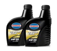 TAMOIL Olio Motore 0W20 Sint Future Gold SAE 2 Litri ACEA C5 per auto BENZINA DIESEL e IBRIDI. 100% SINTETICO