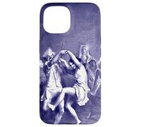 TamOShanter E Le Streghe Artistico Vettore Blu Custodia per iPhone 15