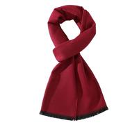 TAMOUKOC Sciarpa invernale da uomo, calda al tatto, in cashmere, lussuosamente morbida, lunga sciarpa per uomo, Rosso, taglia unica