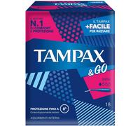 Tampax Assorbenti interni Tampax & Go Mini, 18 pezzi
