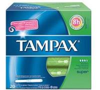6 TAMPAX SUPER DA 20PZ ASSORBENTI INTERNI