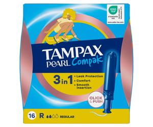 Tampax Compak Assorbenti Pearl Super Plus 16 pz