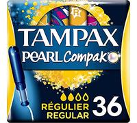 Tampax Compak Pearl Regolare Tamponi con Applicatore - 36 Pezzi