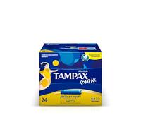 TAMPAX COMPAK Regular - 24 Assorbenti Interni Tascabili con Applicatore in Plastica, Doppio Bordo Protettivo, Ginecologicamente Testati, Senza Profumi, Ideali per Flusso Medio-Leggero