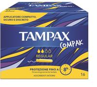 Tampax Compak Regular Assorbenti Interni 16 Pezzi