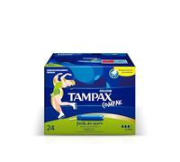 Tampax Compak Super, 24 assorbenti interni in un pratico formato tascabile con applicatore in plastica e sistema di protezione anti perdita. Ideale per flussi da medi ad abbondanti.