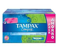 Tampax Compak Tampon Super 36 U