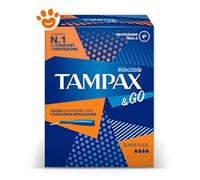 Tampax&GO Assorbente Super Plus - Tampax&GO Assorbente Super Plus - Confezione Da 18 Pezzi