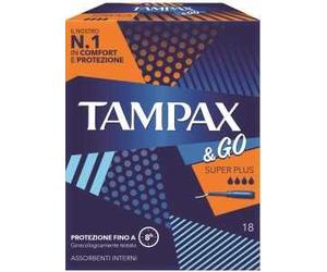 TAMPAX &GO SUPER PLUS 18PZ