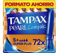 Tampax Pearl Compak Super Plus 72 tamponi con applicatore il nostro numero 1 in