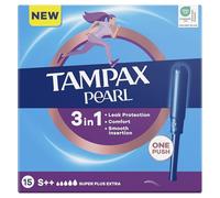 Tampax Pearl Super Extra Plus Tamponi Con Applicatore, 15 Pezzi