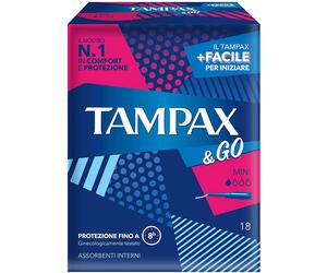 Tampax TAMPAX & GO MINI 18 PEZZI