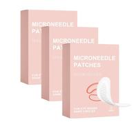 Tampe di micro occhiali, sotto gli occhi maschera ialuronica acida oculare, fronte della fronte e delle rughe della linea del sorriso, per occhi gonfi e cerchi scuri, 4 paia/scatola (3box)