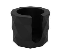 Tamper Base, Coffee Tamper Base, Precision Fit Portafilters, Heavy Duty Extraction Enhancer, Built Precision Tool for Cafe, Bakery, Home, Brewing, 3.46x3.46x2.72 Inches, Black