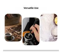 Tamper da per caffè compatto in acciaio con misurino marcato 15 ml
