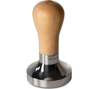 Tamper Eureka 58 mm Regolabile Legno di Rovere Acciaio Inox