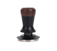 Tamper Per Caffè Espresso Caricato A Molla Tamper Con Base Piatta In Acciaio Inossidabile Barista Coffee Manualle In Legno Progettato Per Portafiltro Espresso Manuale(58mm-1PCS Tamper)